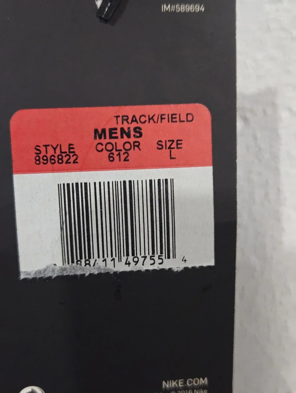 Nike Track Field Raceback Tank Top